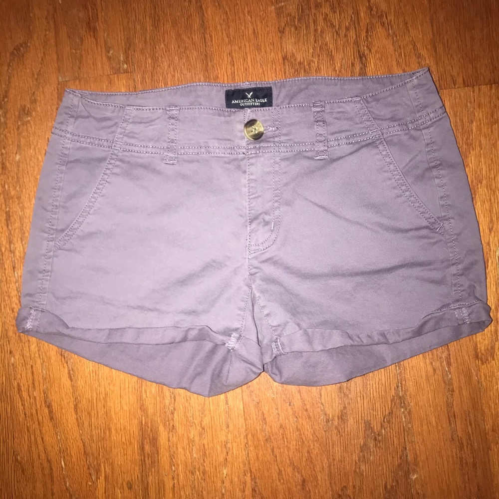 Purple American eagle shorts size 2